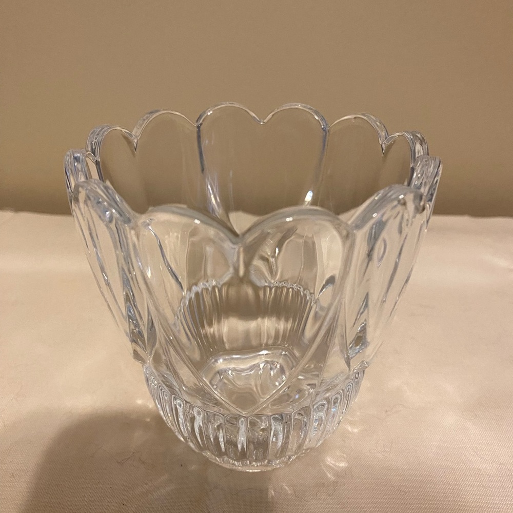 Crystal Heart candle holder